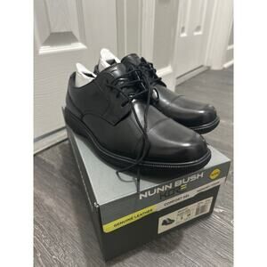 Nunn Bush Men's Melvin Street Cap Toe Oxford with Kore Slip‎ Resistant sz 8 WIDE